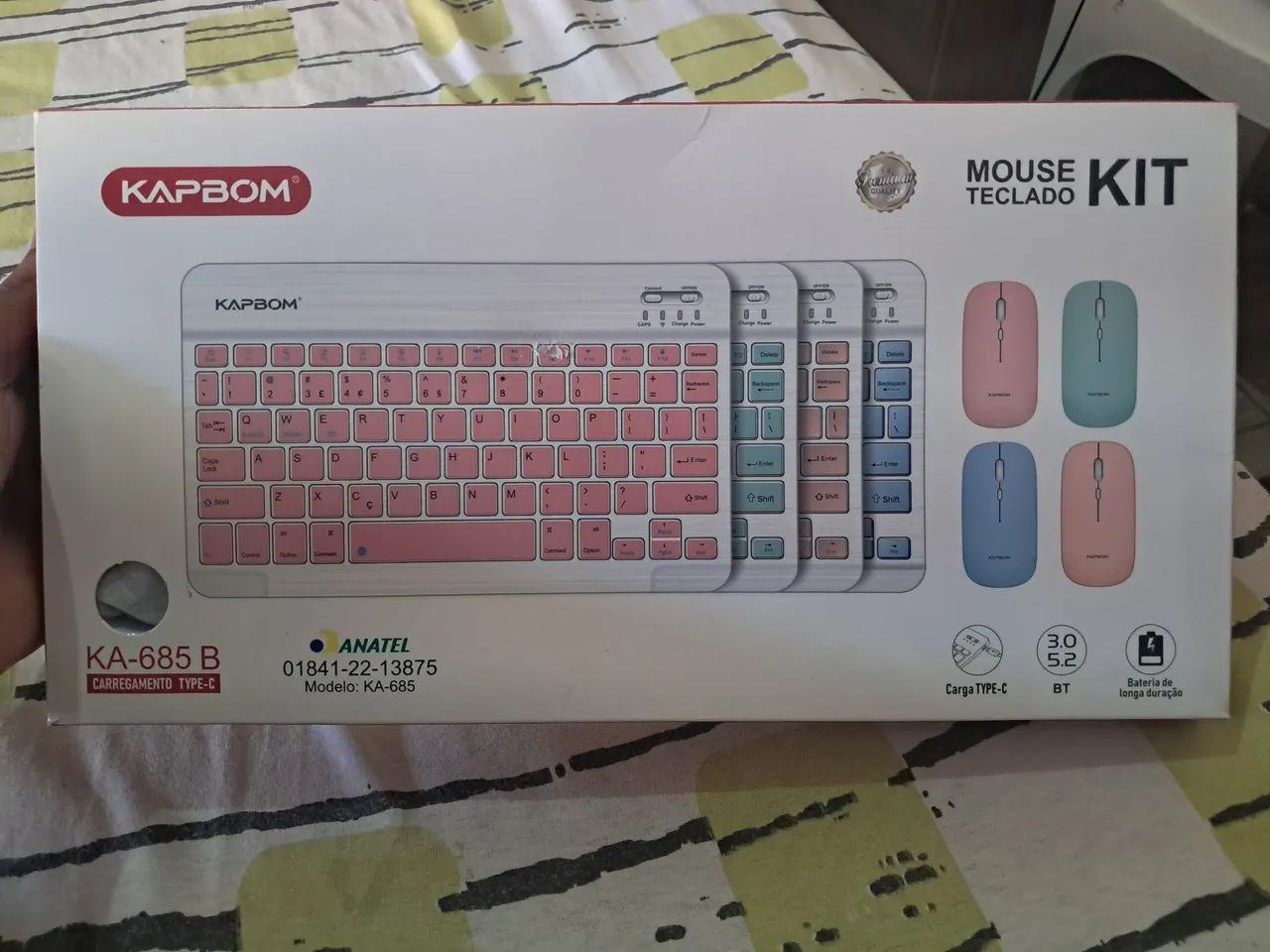 Mause e teclado wireless 