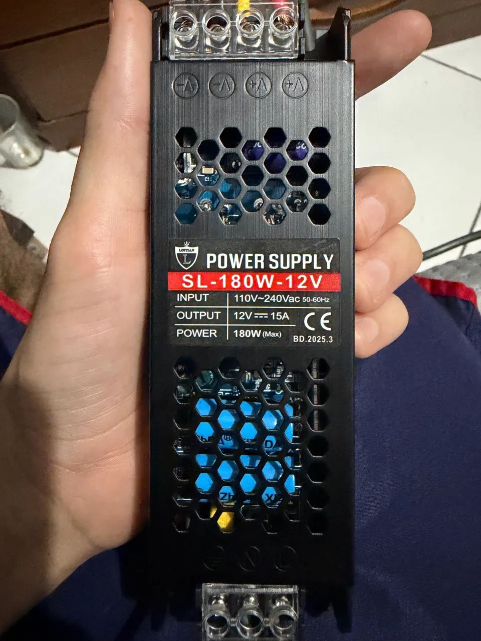 Fonte chaveada Slim 12v, 15A - Caixa Aberta - Foto 3