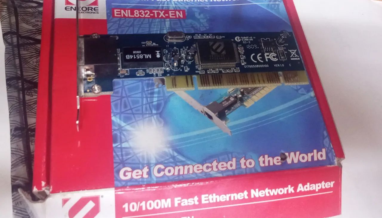 Placa de rede RJ45 100M