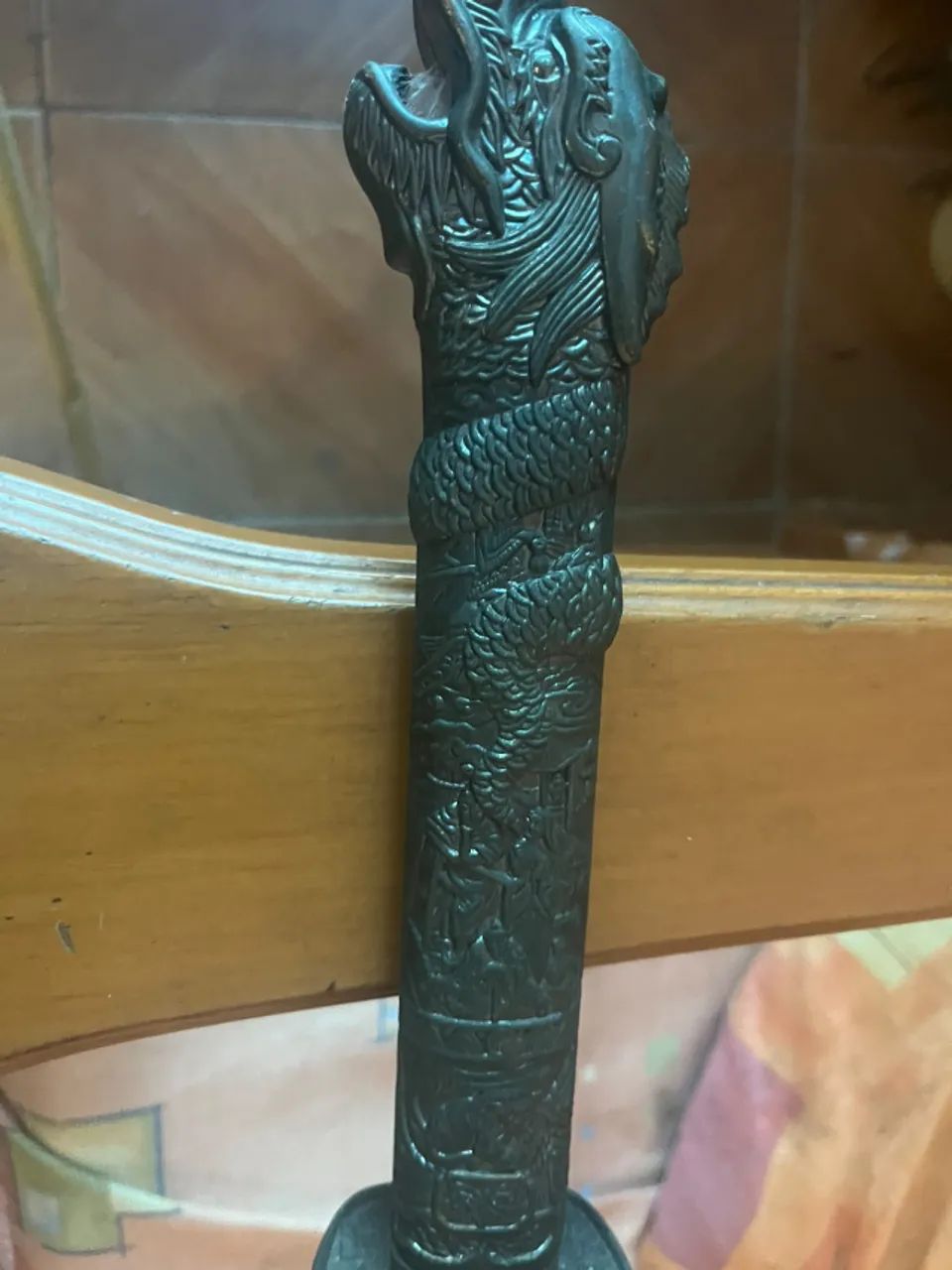 Katana Decorativa de Metal Sem Fio - Foto 3