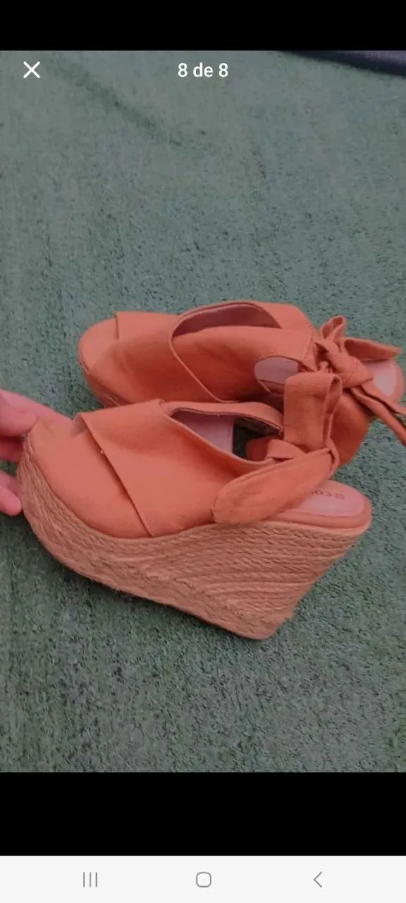 5 pares de sapatos 35