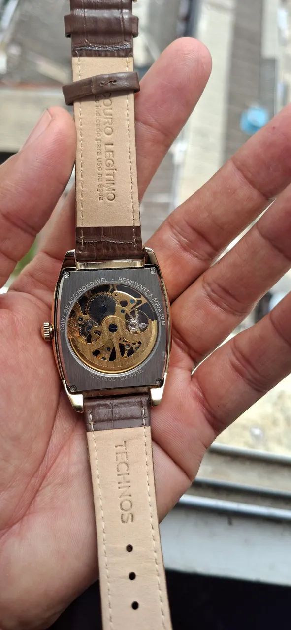 Relógio technos automático original vendo olx pay mais entrega para todo Brasil  - Foto 4
