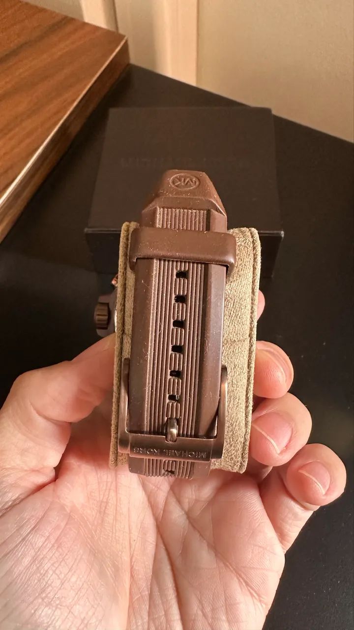 Relógio Masculino Michael Kors Dylan Mk8216 - Original Bronze/Marrom - Foto 4
