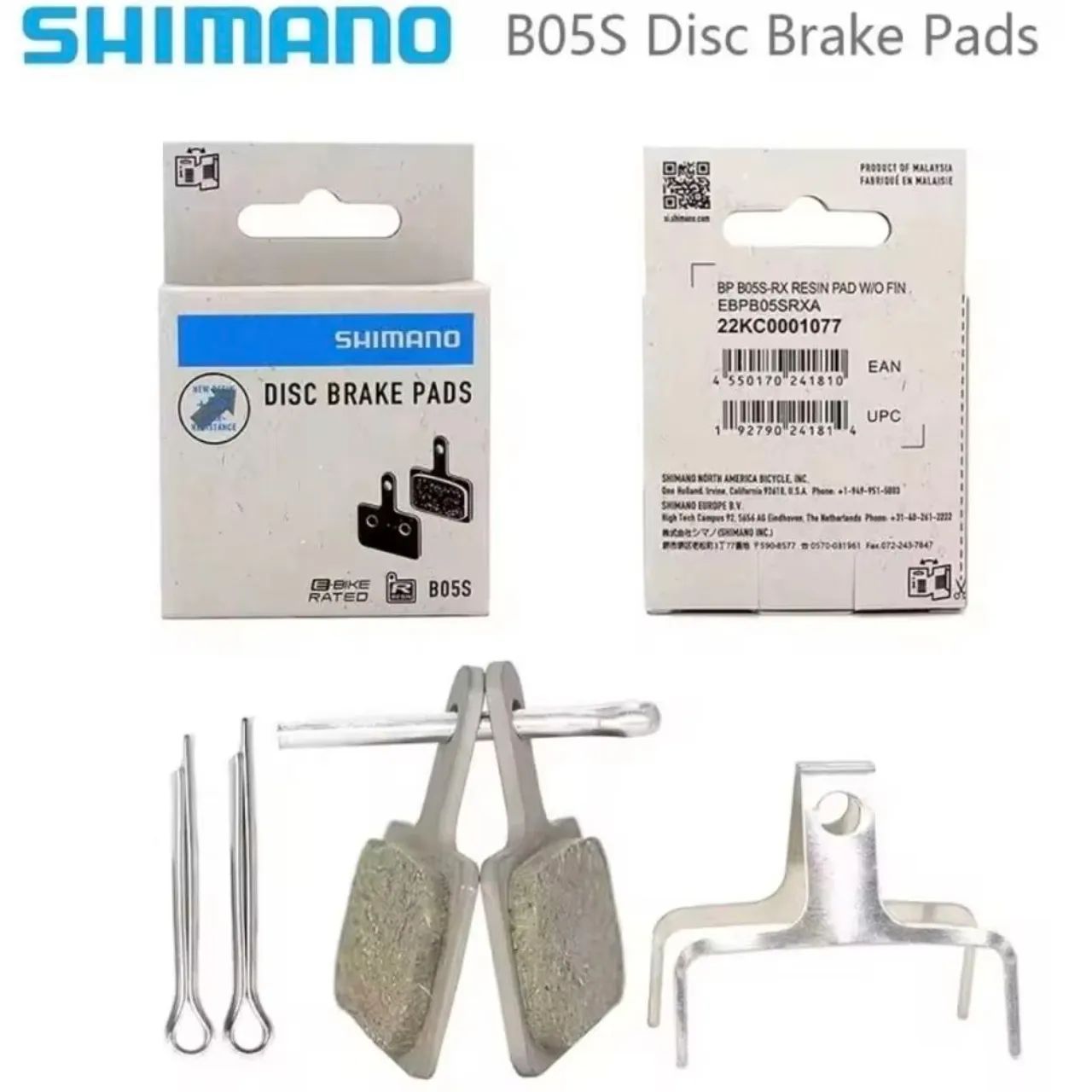 Pastilhas de freio SHIMANO B05s ORIGINAL