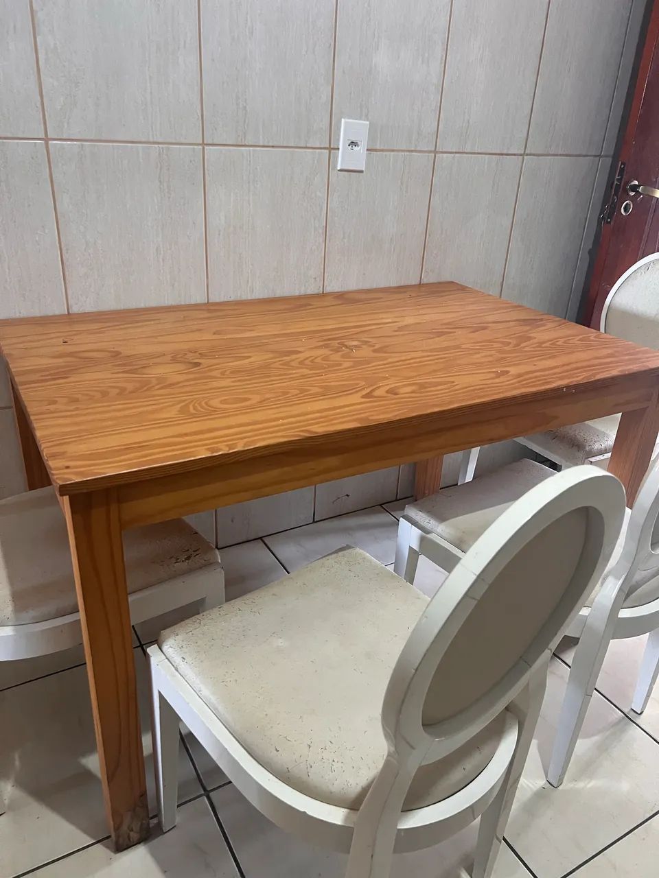 Mesa de jantar madeira maciça  - Foto 3