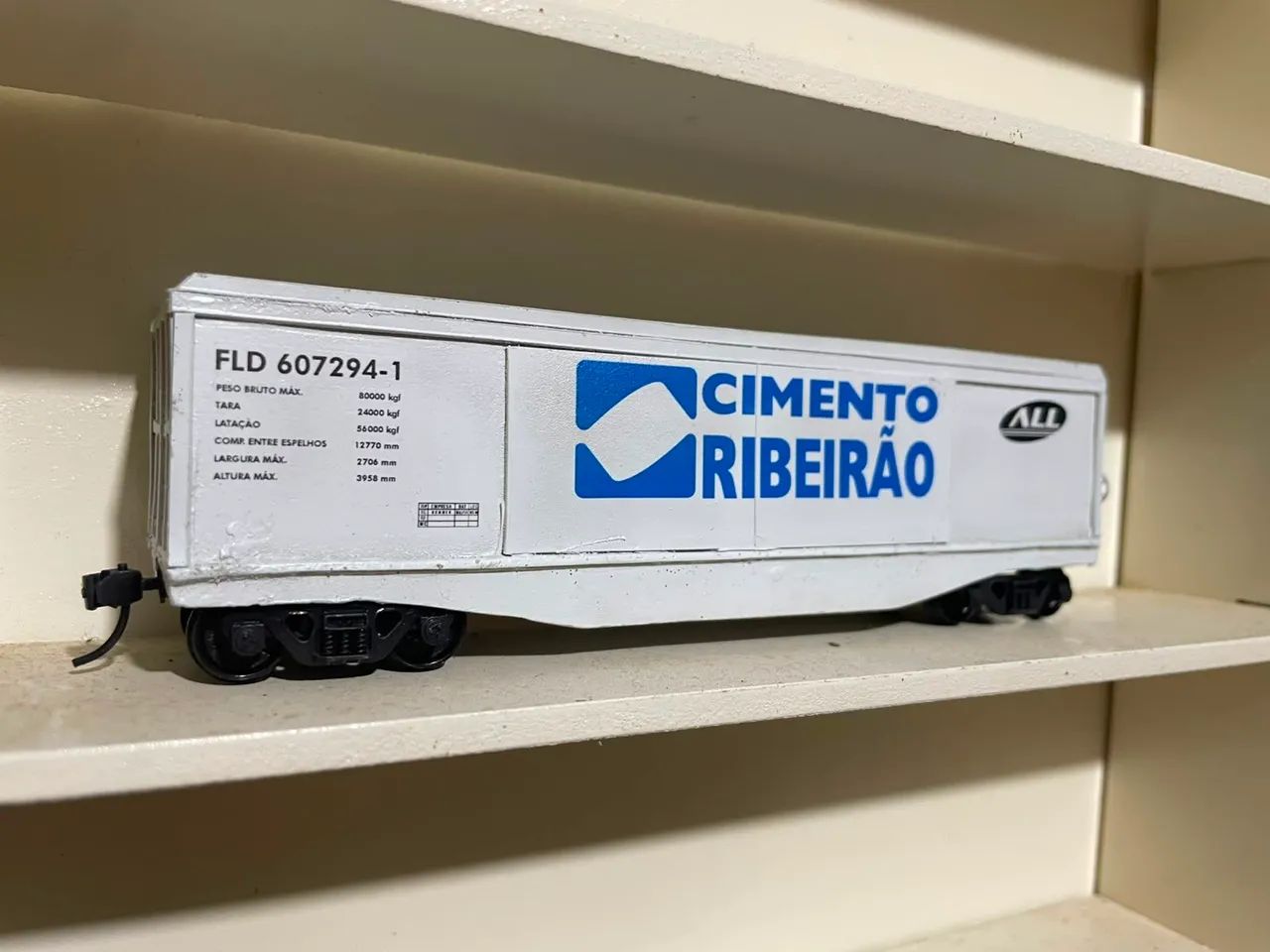 Vagão FLD Cimento  Ribeirão 