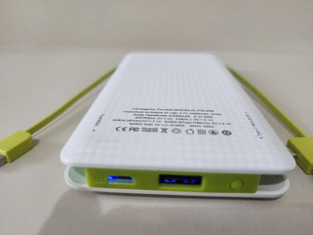 Powerbank pineng 10000mhA ( usado) - Foto 2