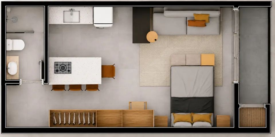 Studio em Santo António de Lisboa, Florianópolis.  - Foto 3