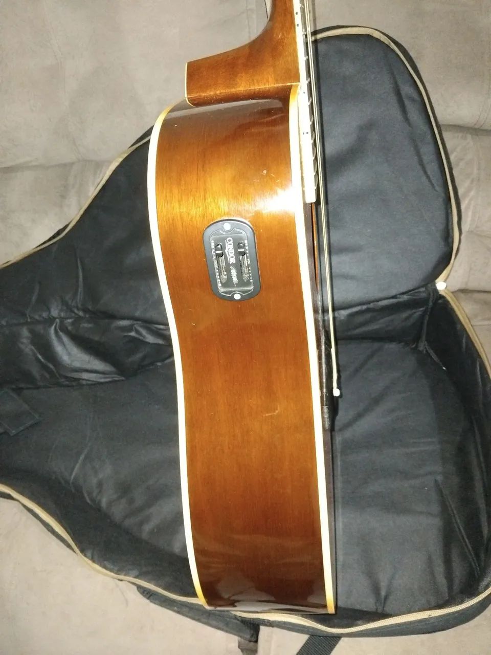 Violão Eletroacústico Condor CS-20 E N (Coreano) + Capa Acolchoada - Foto 2
