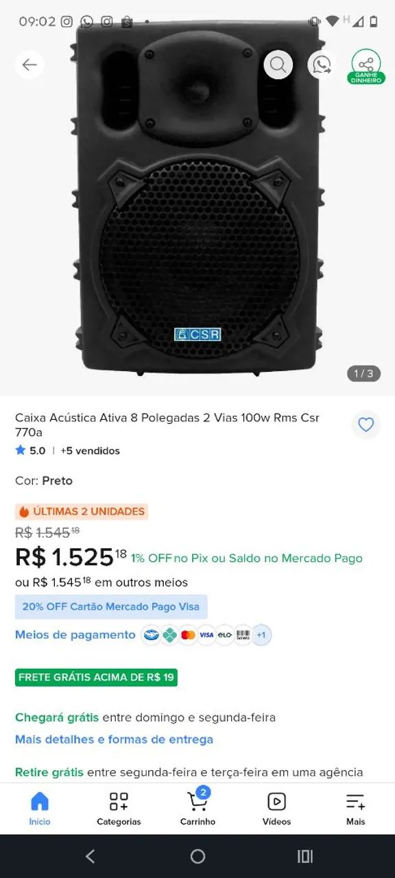 Vende-se caixa de som ativa  - Foto 5