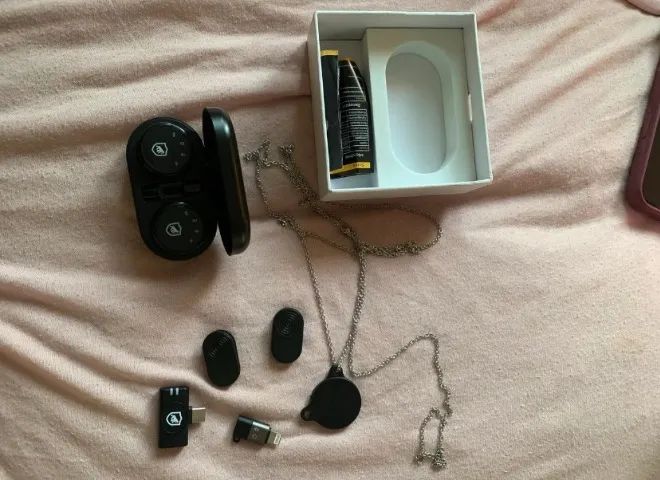 Microfone de Lapela Sem Fio Gorila Shield Armor - Kit Completo - Foto 4