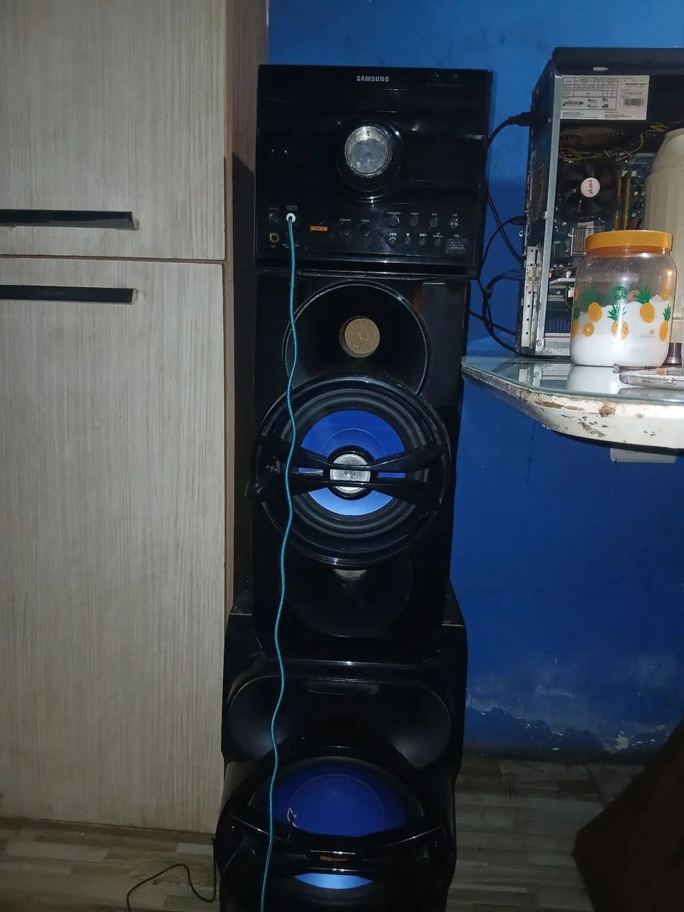 Sistema de som potente