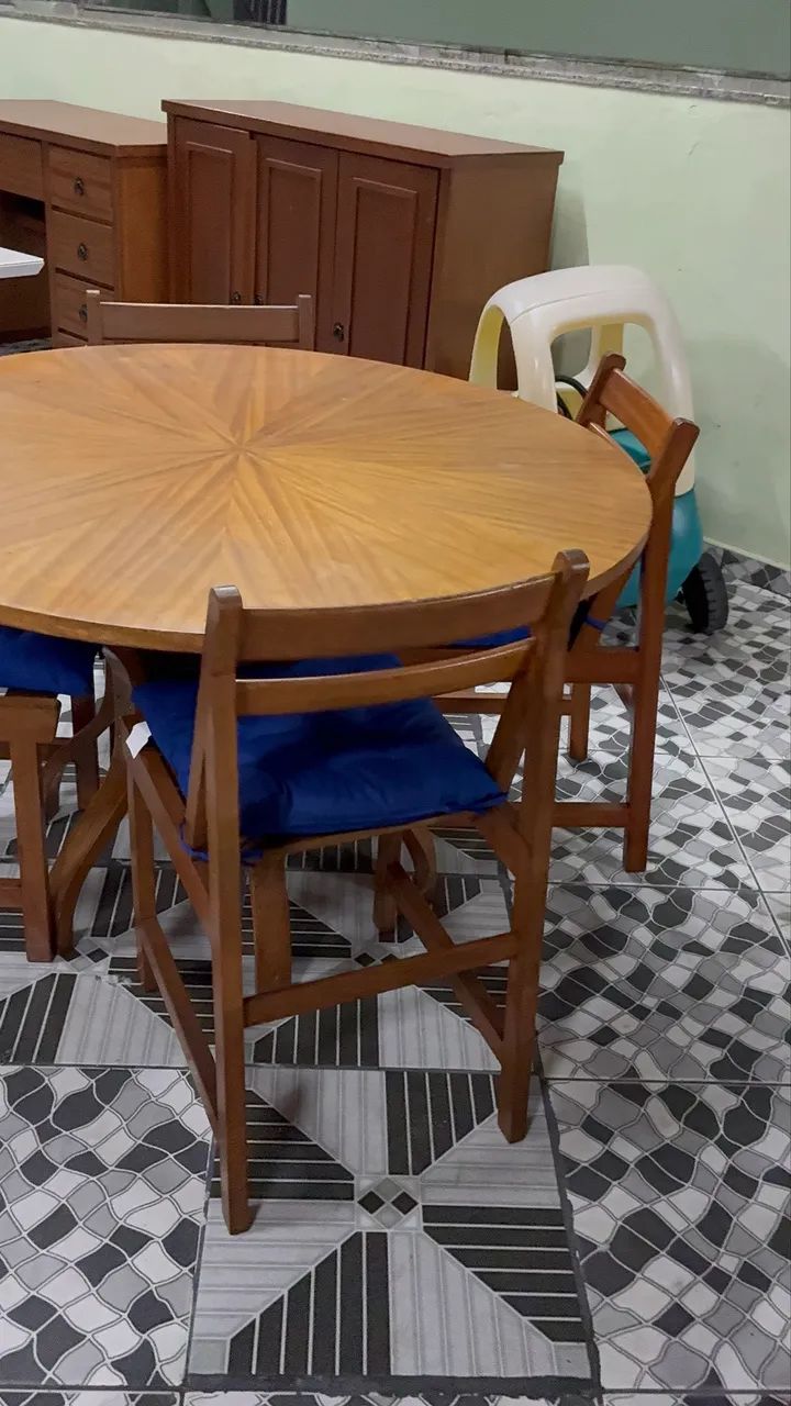 Mesa de madeira maciça - Foto 4