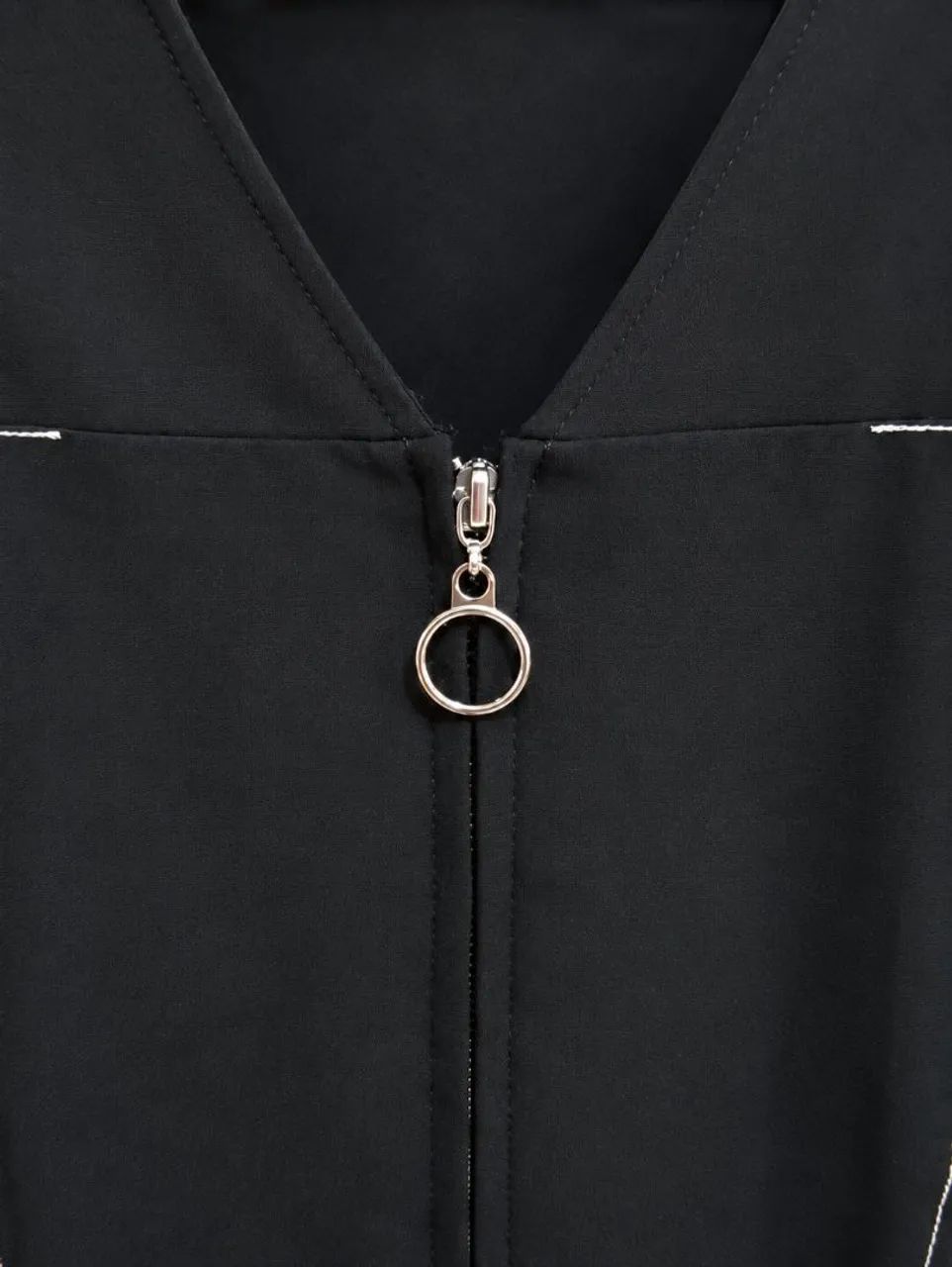 Blusa Zara Basic Preta | Tam. M - Foto 4