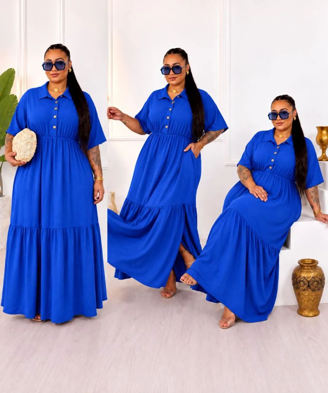 Vestidos plus size vestem até 58 /60  - Foto 4