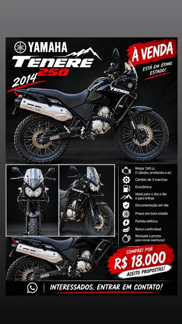 Ténéré 250, 2014 - Foto 2