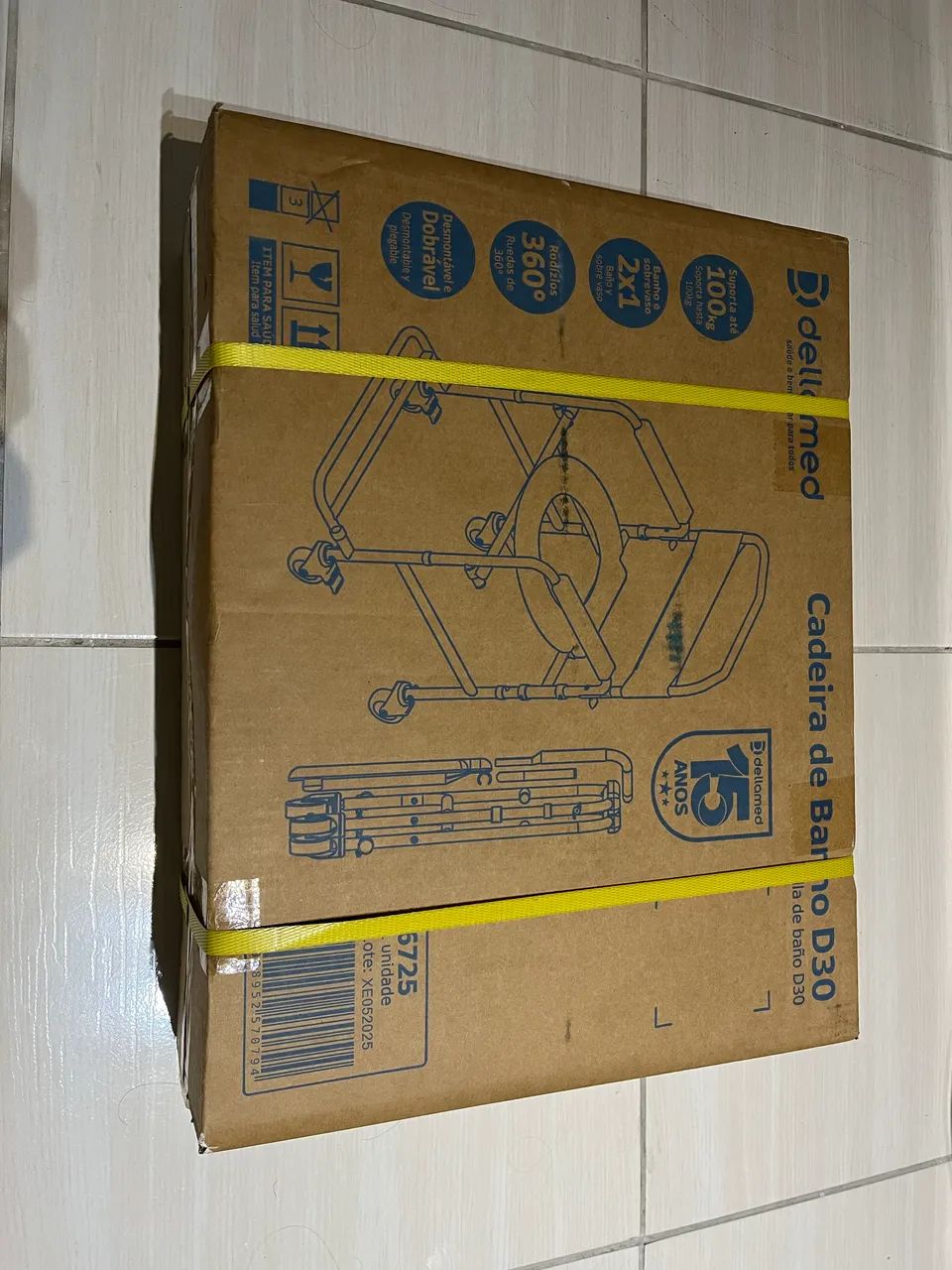 Cadeira de banho 100kg (novo) 