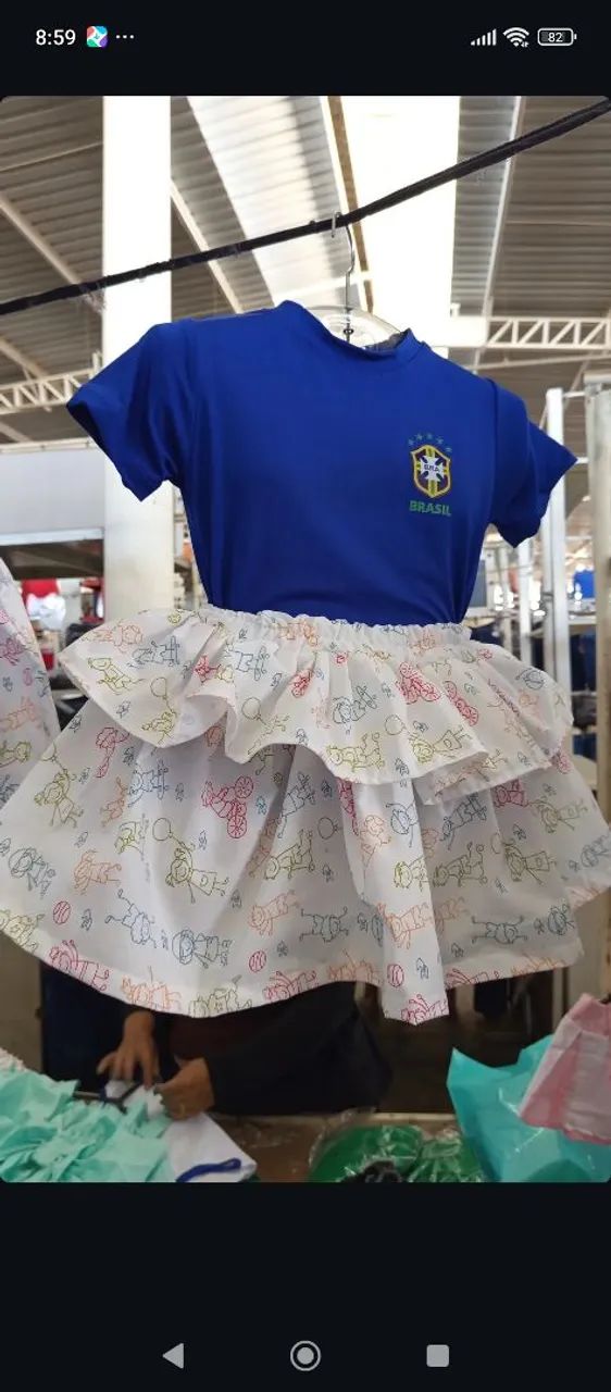 Conjunto infantil elegante 