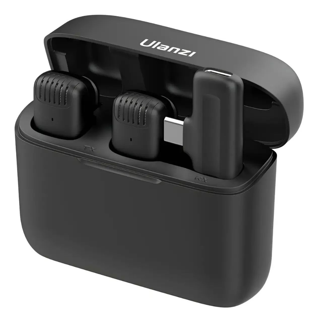 Microfone Ulanzi Sem Fio J12 Conector Usb Tipo C - 2 Mics<br> - Foto 2