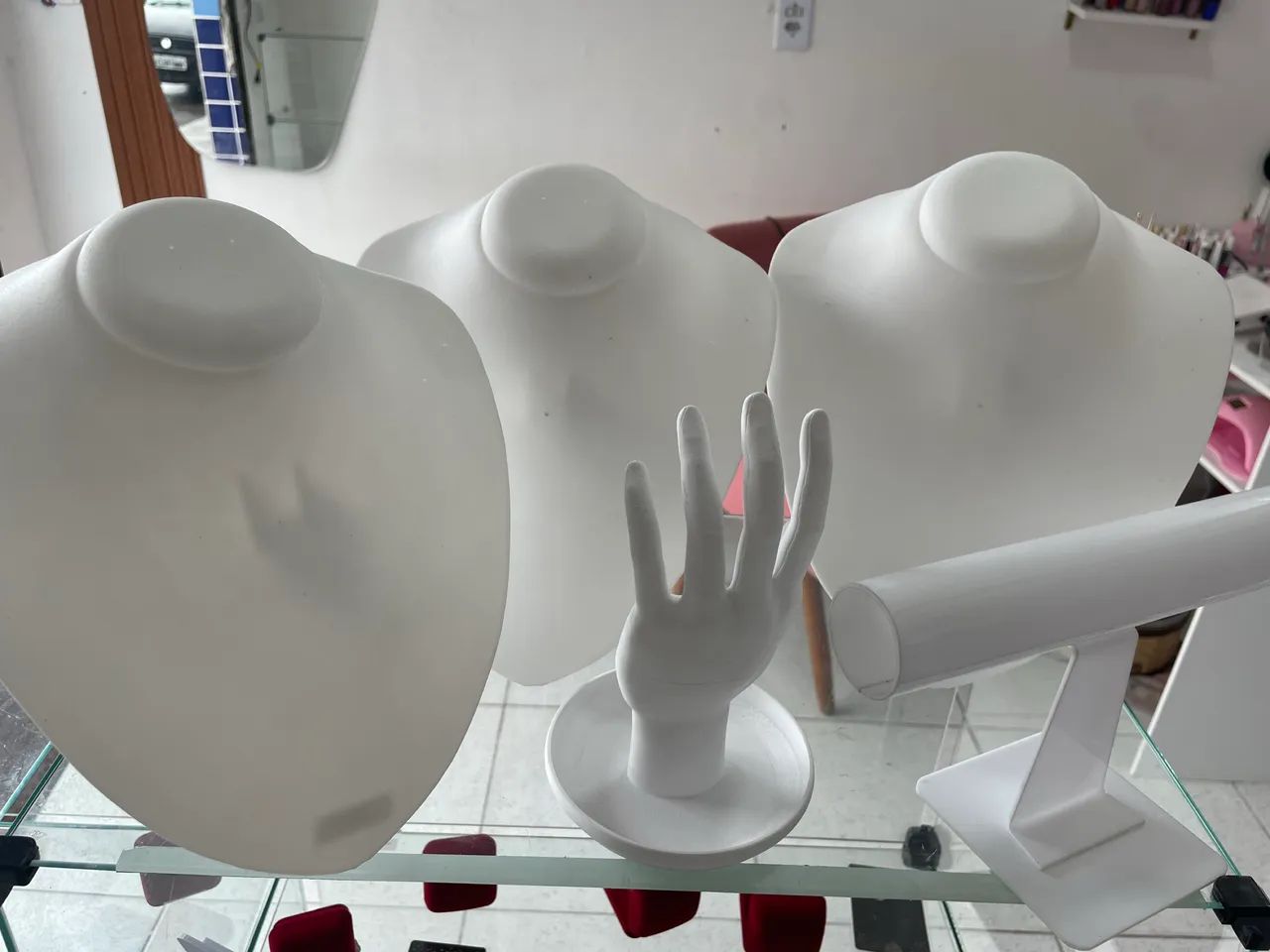 Acessórios joia semijoias busto vitrine - Foto 2