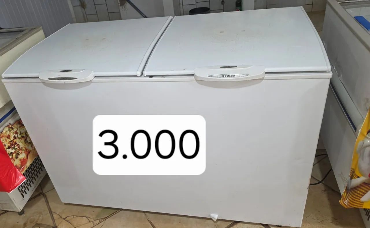 Ilha e freezer