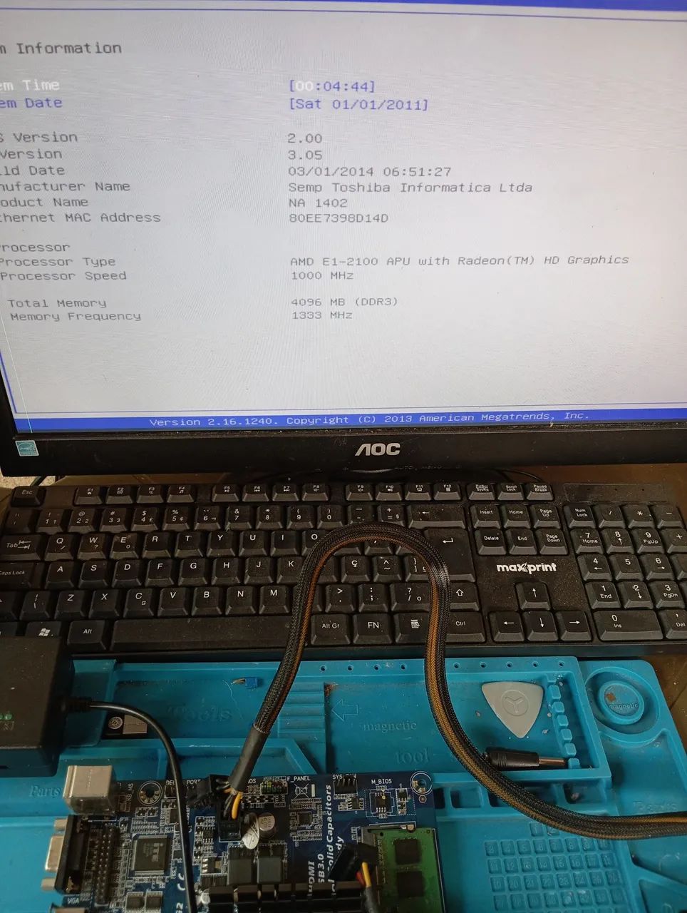 Notebook STI DUAL CORE 4GB DDR3 14