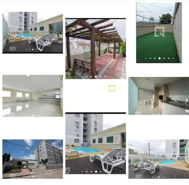 Apto semi mobiliado com suíte e 2 quartos, deck externo e garagem em São José - Foto 5