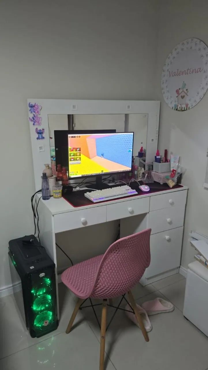 Penteadeira camarim com espelho 