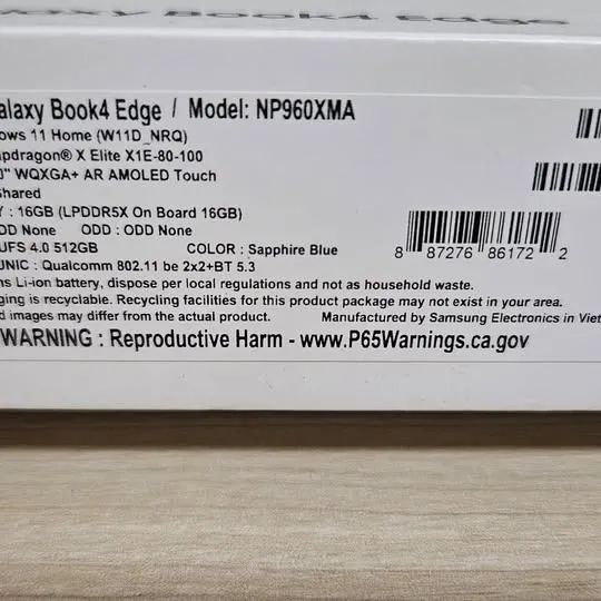 Galaxy Book 4 Edge | 16 polegadas | 16 gb RAM | 512 gb SSD | X Elite | Tela Amoled Touch - Foto 3