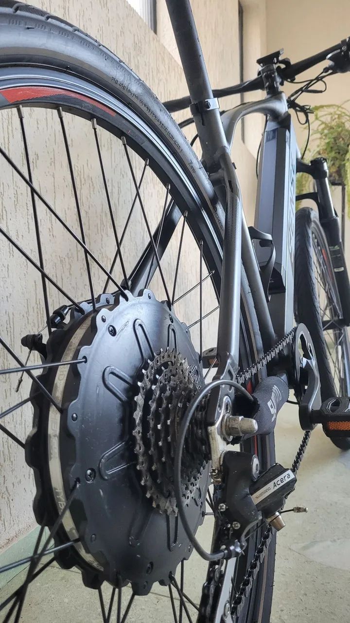 Bicicleta Elétrica Sense E-Urban Prata. - Foto 3