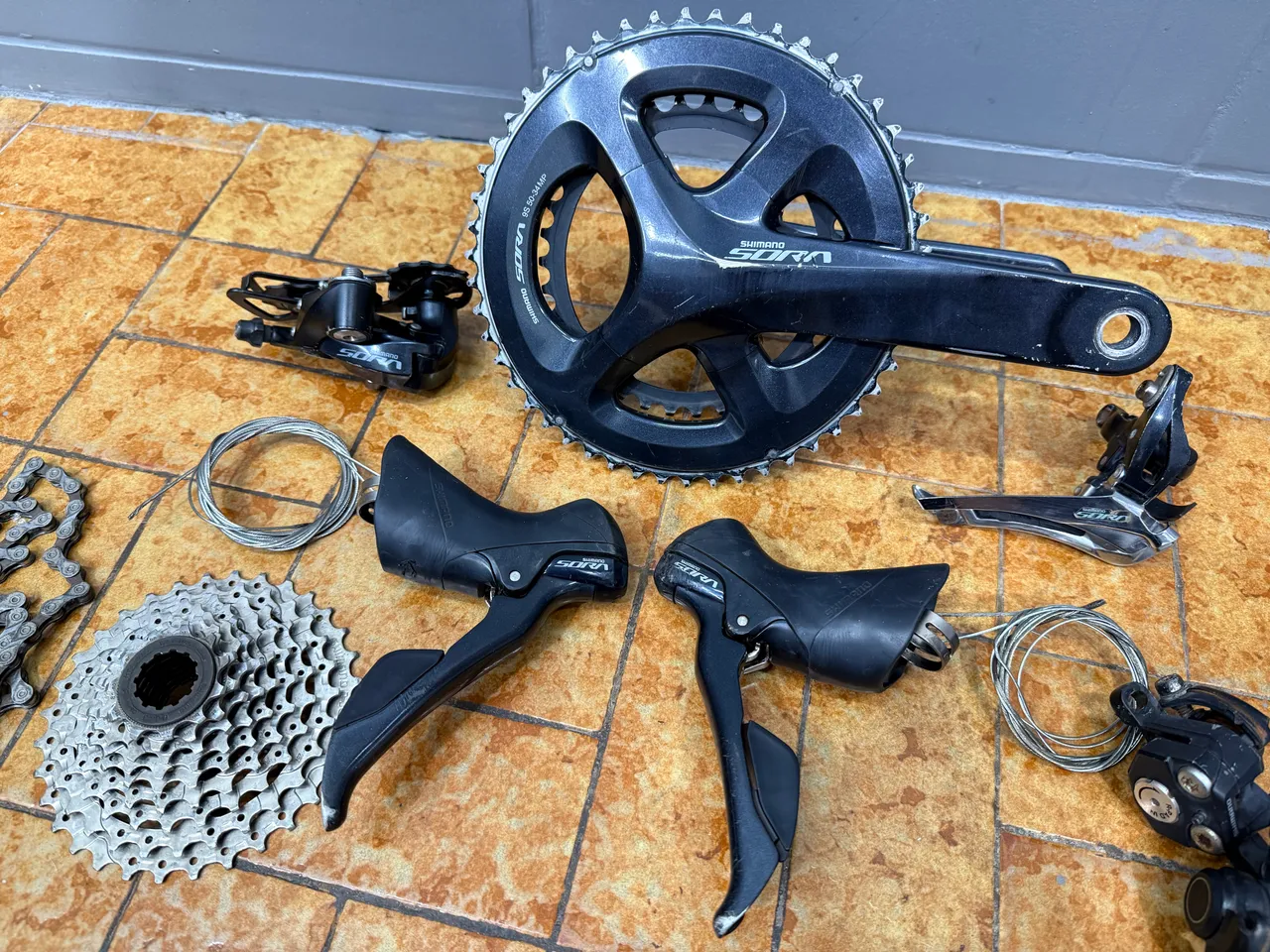 Kit Shimano Sora 9v Completo - Acessórios de Ciclismo - Sobrinho