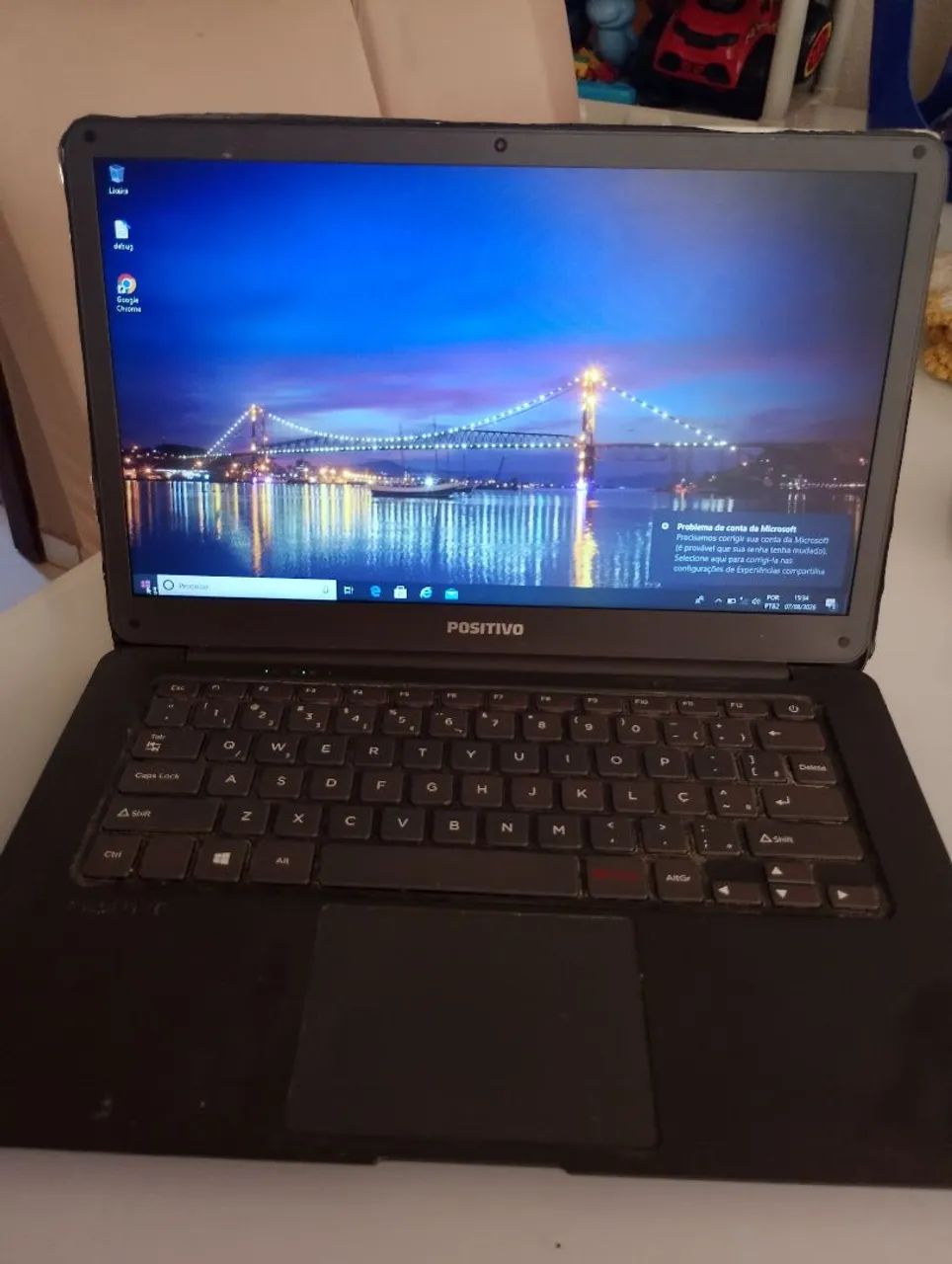 Notebook positivo desligando sozinho