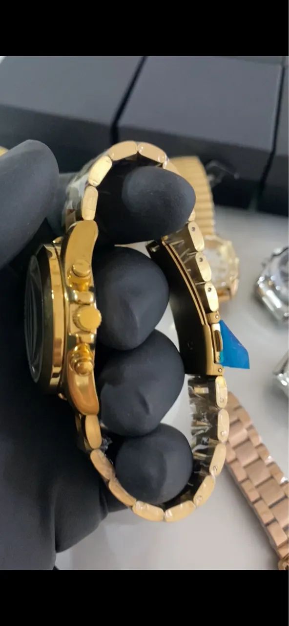 RELÓGIO MICHAEL KORS BANHADO A OURO 18k - Foto 4