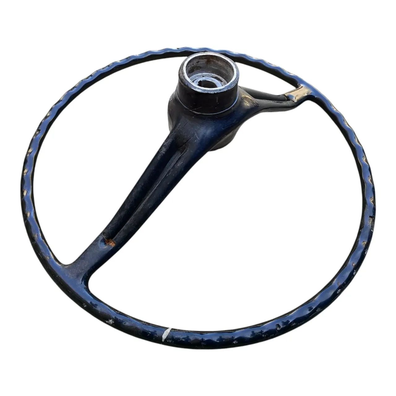 Volante Motorista Caminhão Original Mb 1113 Chavetado Preto - Foto 6