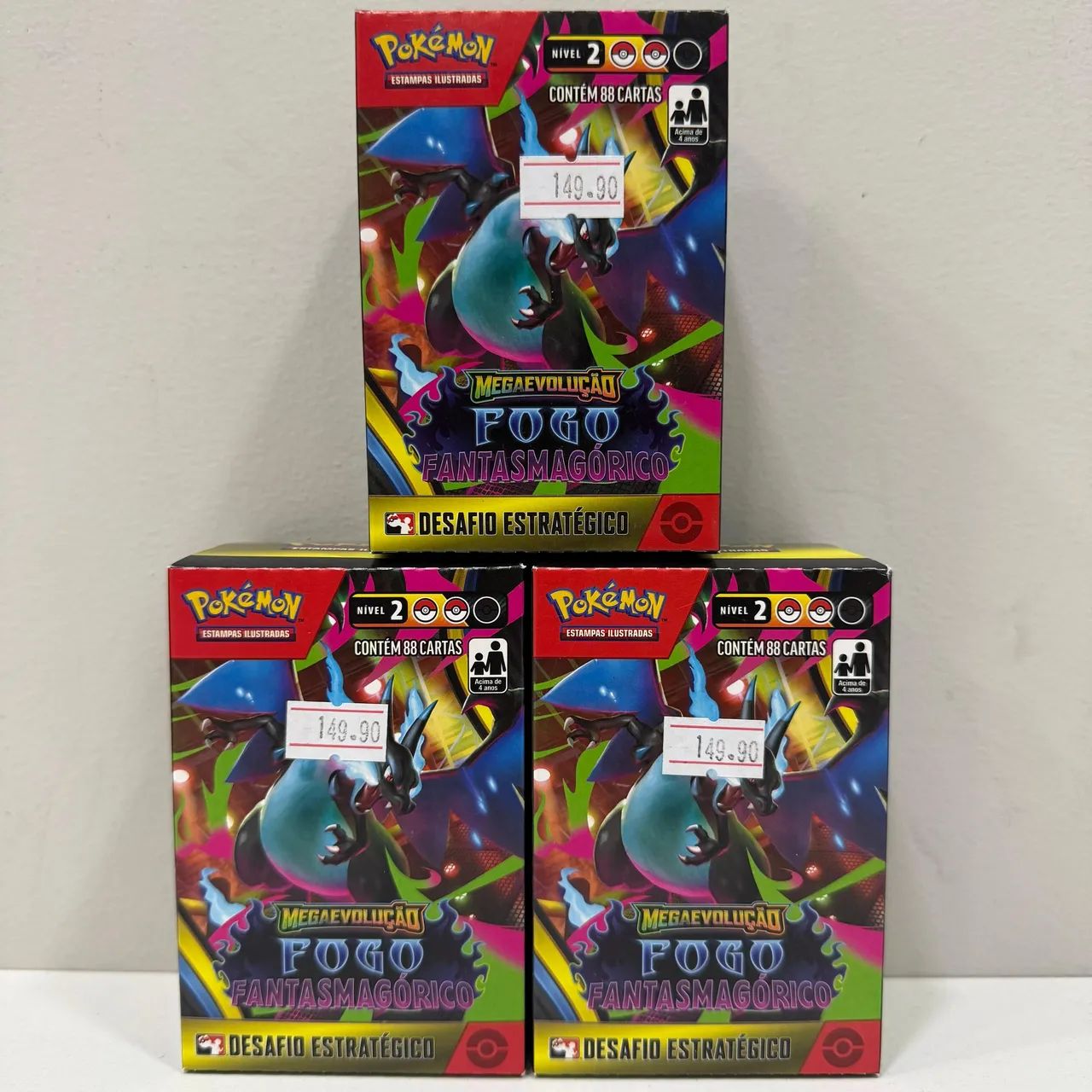 Coleção Desafio Estratégico Fogo Fantasmagórico Pokémon TCG