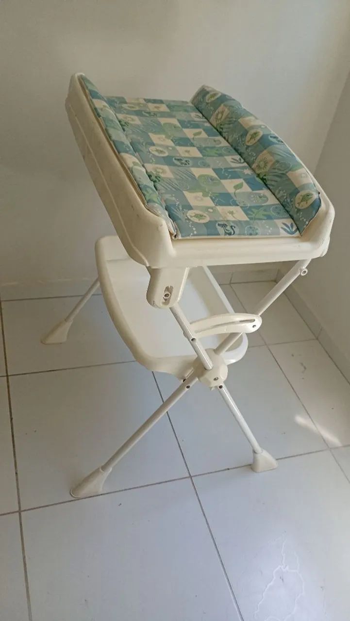 Banheira e trocador infantil 