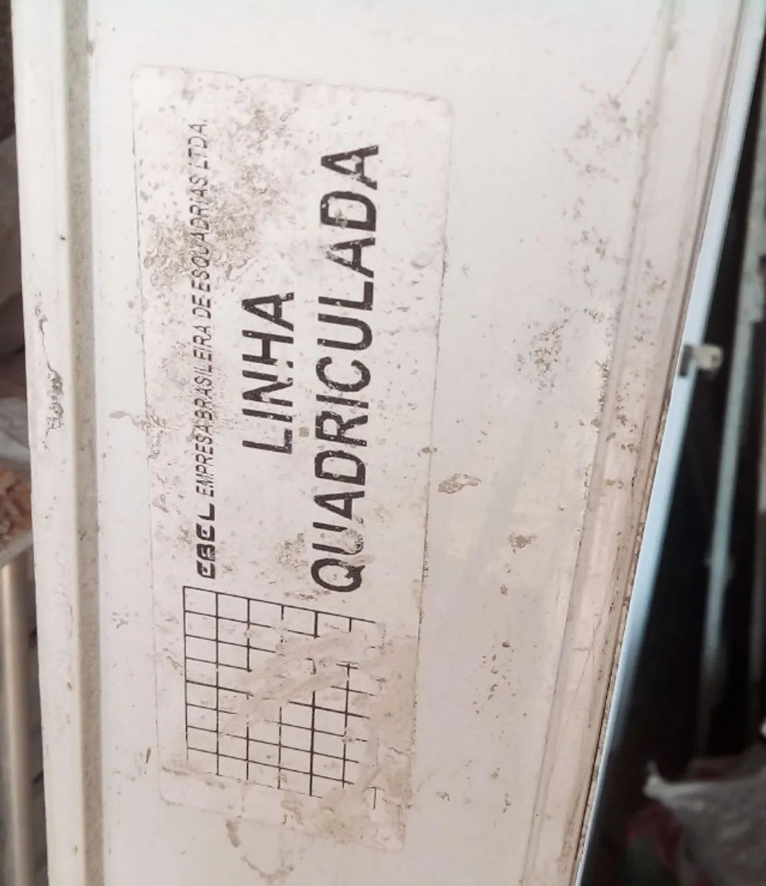 Porta travessa 4 folhas - Alumínio Branco - EBEL - Foto 2