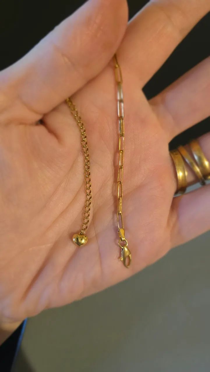 Corrente ouro 18k 40cm e tem extensor  - Foto 5