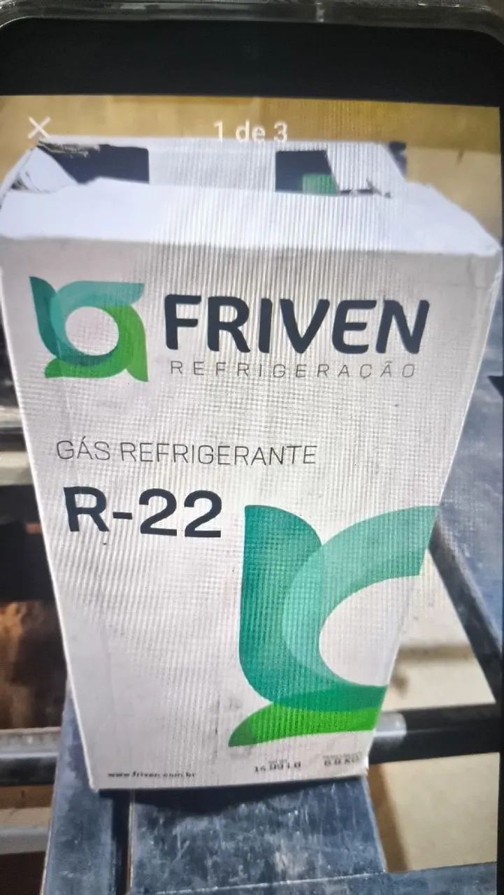 Gás R22 botija com ,6.800 kg 