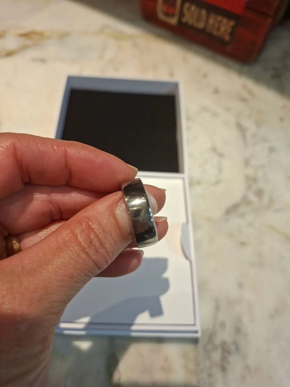 Oura Ring Horizon Gen3 - Silver, NR 9 - Foto 2