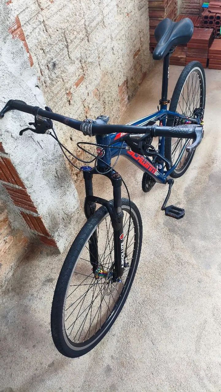 Bike aro 29 com freio a disco e cubo k7 - Foto 2