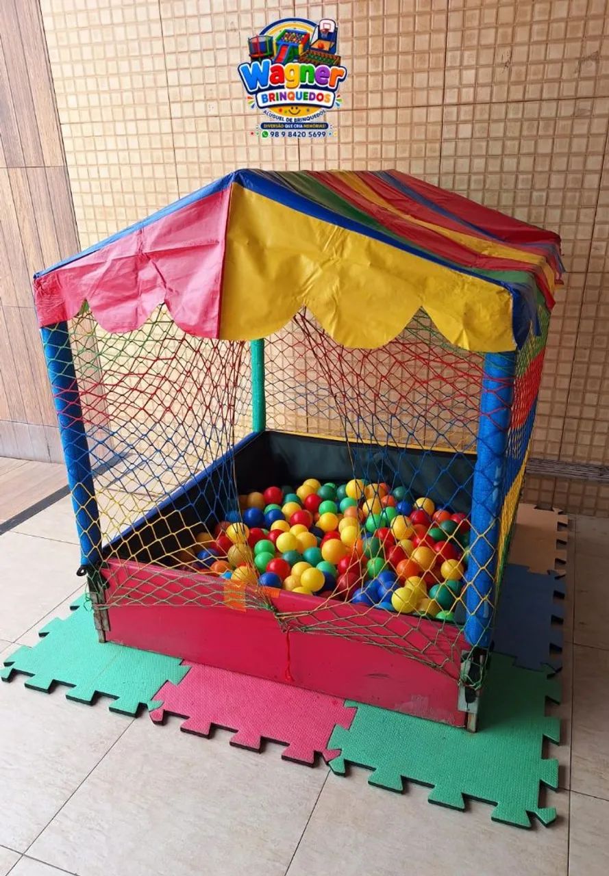 Alugo pula pula, piscina de bolinhas e brinquedos - Foto 3
