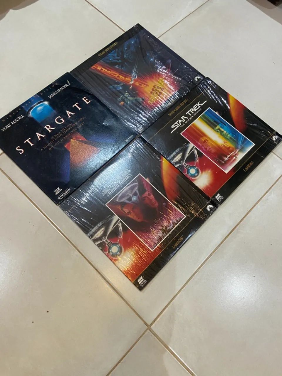 Laser Disc Startrek V, Startrek VI, Startrek Motion Picture, Stargate  - Foto 2