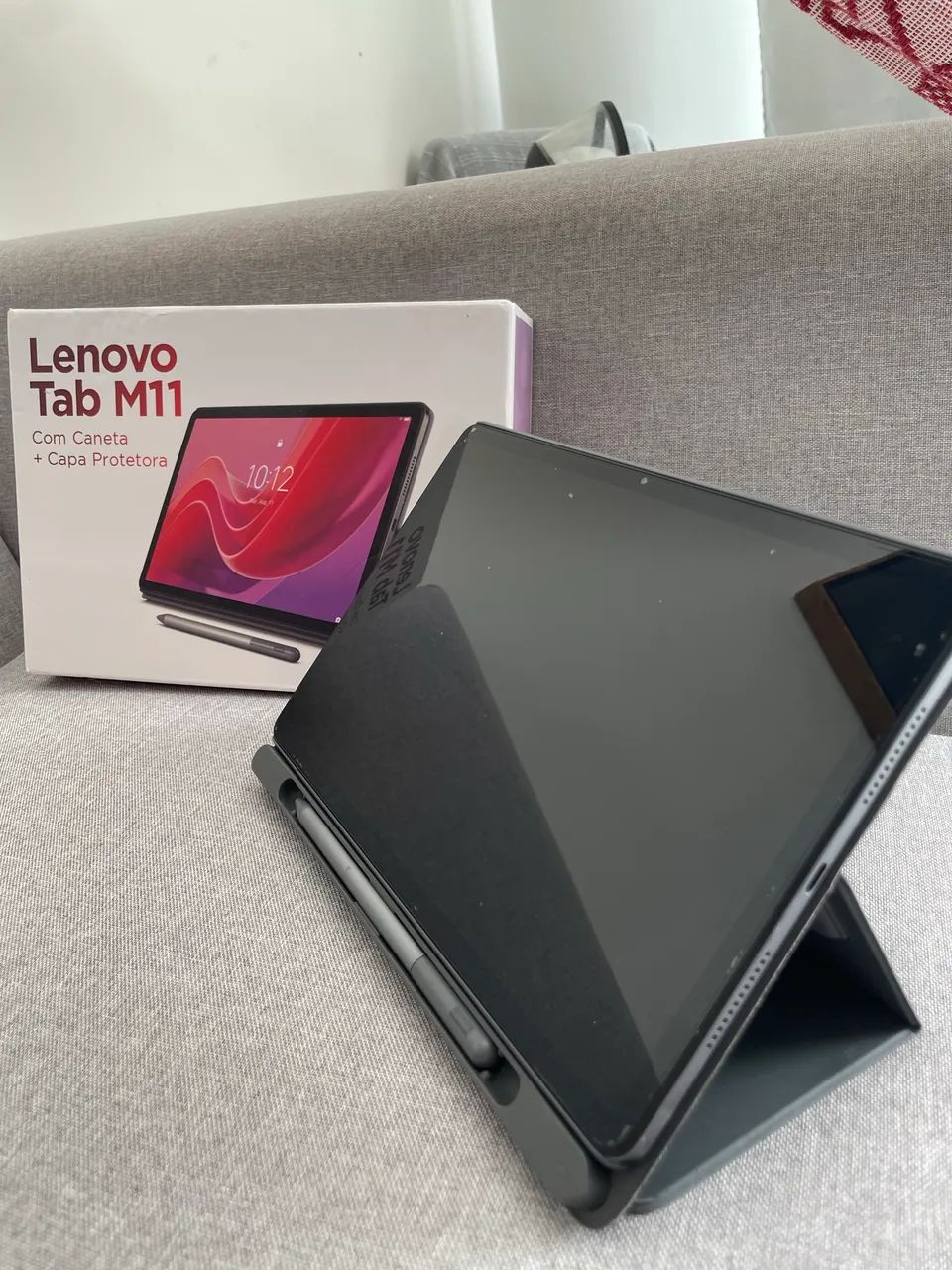 Tablet Lenovo M11 128 G + Caneta + Capa + Teclado