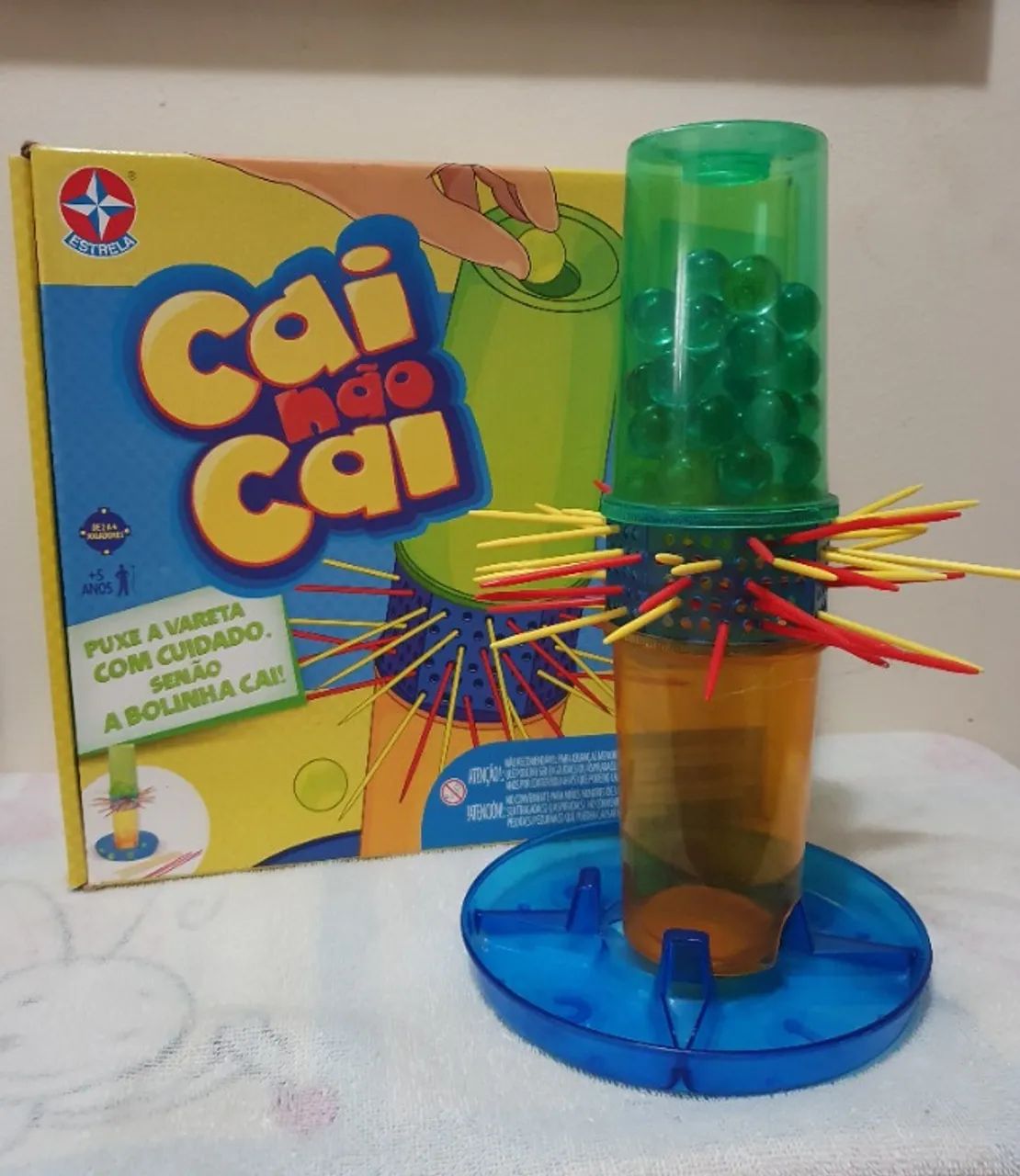 Brinquedo Estrela Cai Não Cai Estrela Original com Caixa