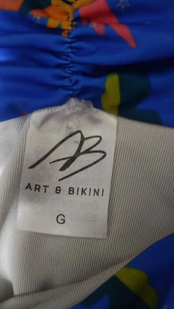 Biquíni de praia Art Bikini estampado - Foto 6