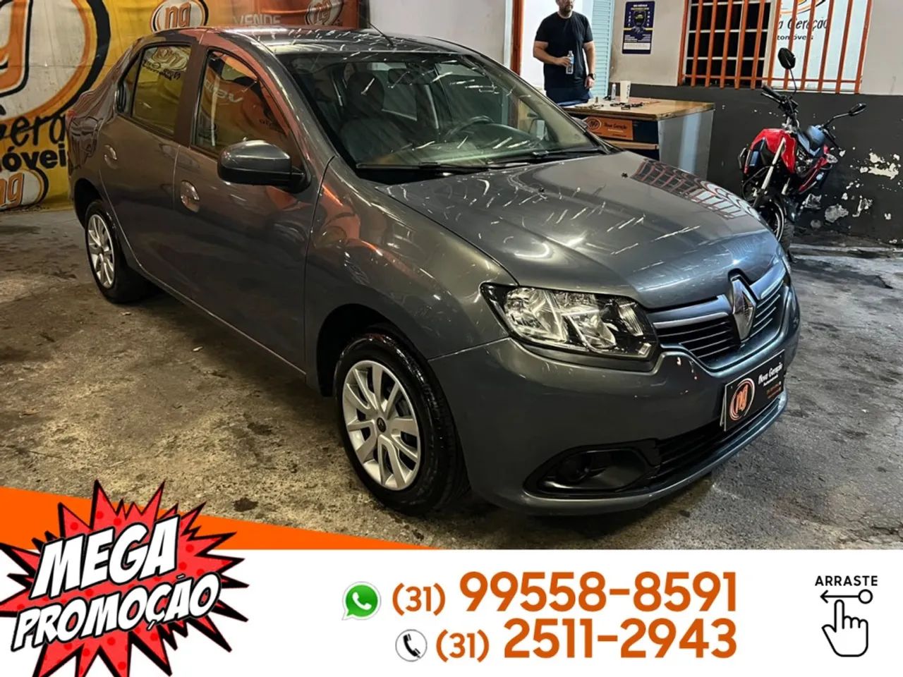 Renault Logan Expression Flex 1.0 12V 4P 2018 - Foto 3