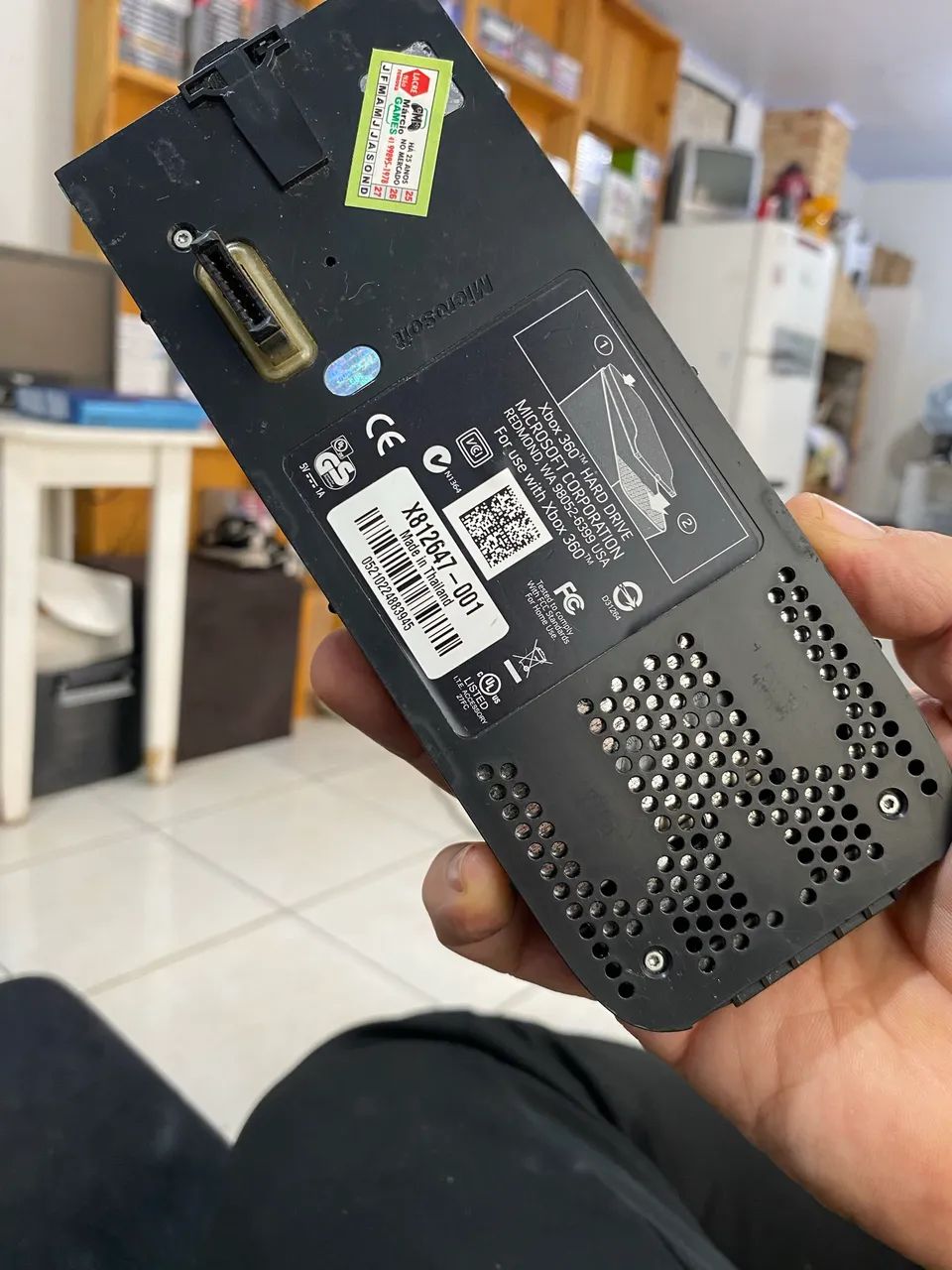 HD Hard Drive 120GB Original Microsoft para Xbox 360 (Modelo Fat
