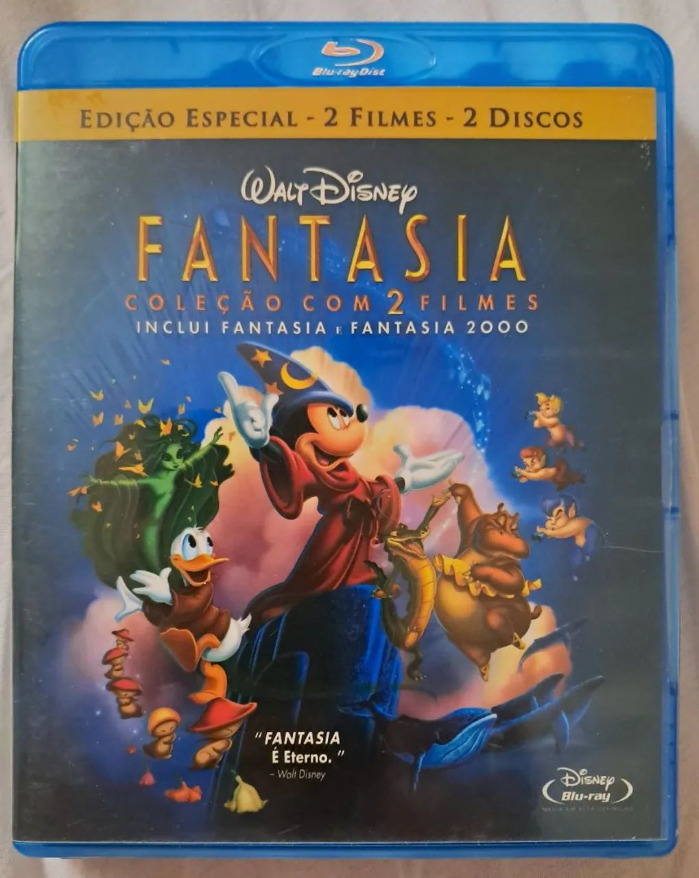 Blu-Ray Duplo Fantasia da Disney