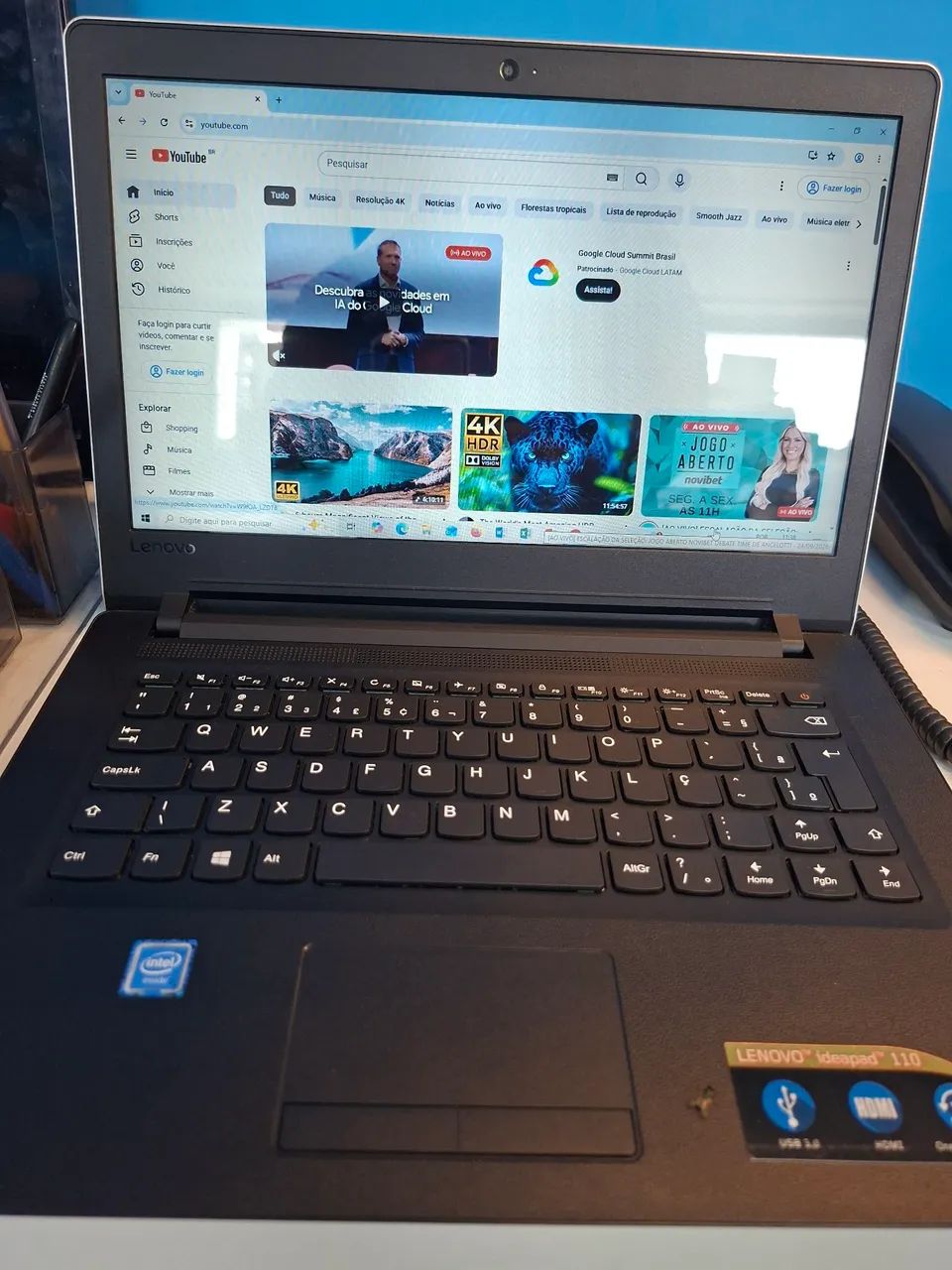 Notebook lenovo intel